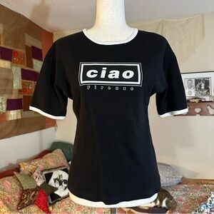 Black and White Women's Top